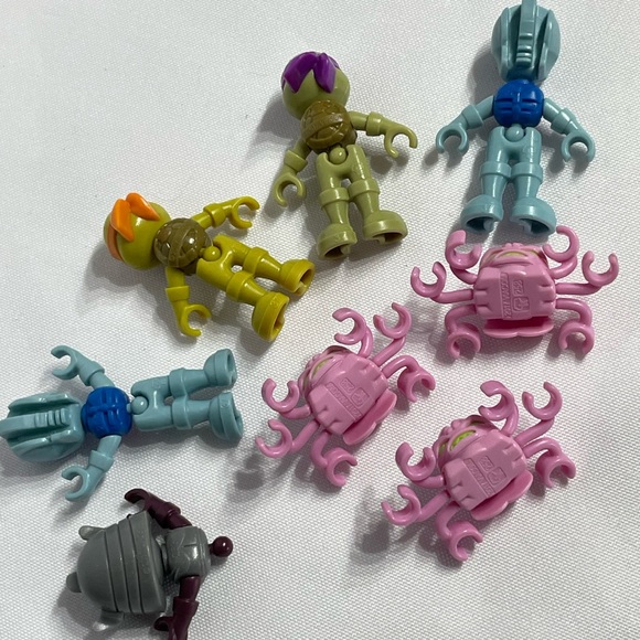 Kinder Surprise TMNT Teenage Mutant Ninja Turtles toy figures krang shredder guc - Picture 7 of 7